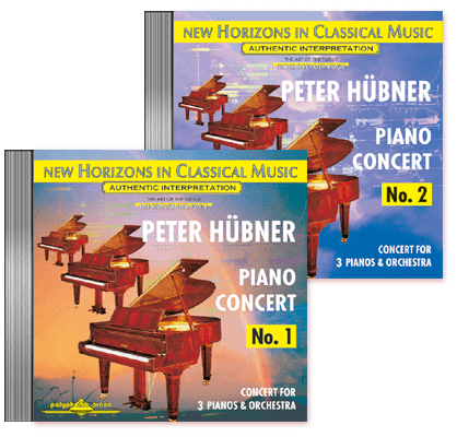 Peter Hübner - Klavier Konzert - Nr. 1 & Nr. 2 · 2 CDs