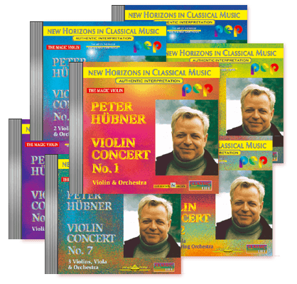 Peter Hübner - Violinkonzert - Nr. 1 – Nr. 7 · 7 CDs