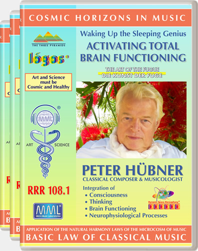 Peter Hübner - THE THREE PYRAMIDS - Waking Up the Sleeping Genius<br>RRR 108 No. 1-3