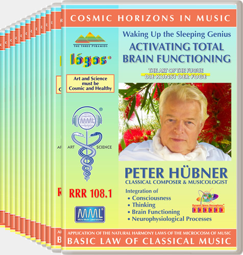 Peter Hübner - THE THREE PYRAMIDS - Waking Up the Sleeping Genius<br>RRR 108 No. 1-12
