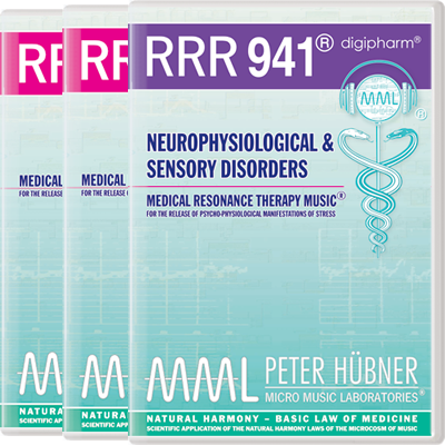 Peter Hübner - Medizinische Resonanz Therapie Musik<sup>®</sup> - RRR 941 NEUROPHYSIOLOGISCHE & SENSORISCHE STÖRUNGEN