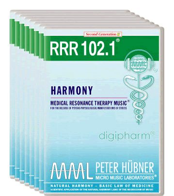 Peter Hübner - Medical Resonance Therapy Music<sup>®</sup> - RRR 102 Harmony No. 1-8