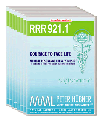 Peter Hübner - Medical Resonance Therapy Music<sup>®</sup> - RRR 921 Courage to Face Life • No. 1-8