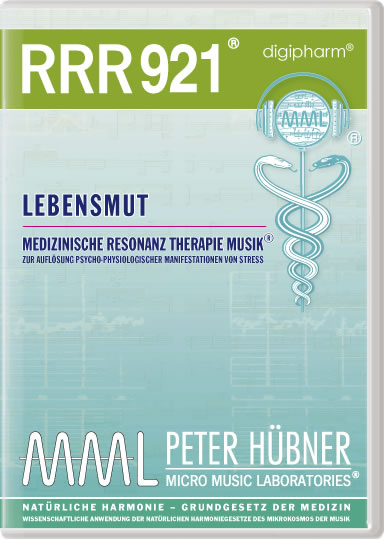 Peter Hübner - Medizinische Resonanz Therapie Musik<sup>®</sup> - RRR 921 LEBENSMUT