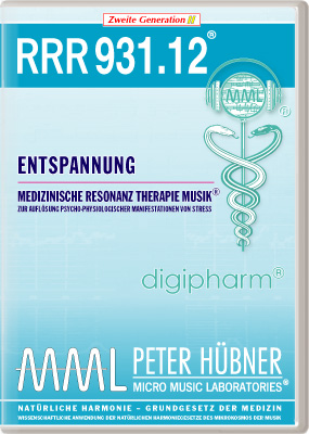Peter Hübner - Medizinische Resonanz Therapie Musik<sup>®</sup> - RRR 931 Entspannung • Nr. 12