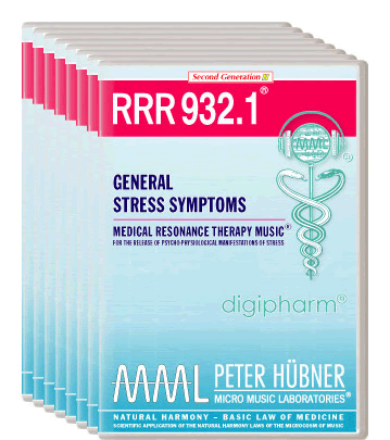 Peter Hübner - Medical Resonance Therapy Music<sup>®</sup> - RRR 932 General Stress Symptoms • No. 1-8