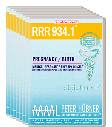Peter Hübner - Medical Resonance Therapy Music<sup>®</sup> - RRR 934 Pregnancy & Birth • No. 1-8