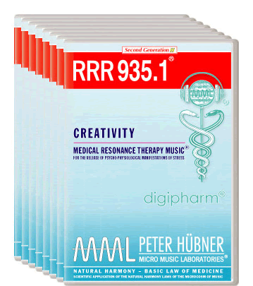 Peter Hübner - Medical Resonance Therapy Music<sup>®</sup> - RRR 935 Creativity • No. 1-8