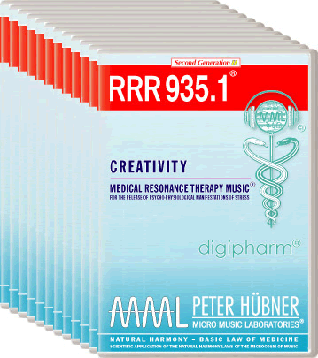 Peter Hübner - Medical Resonance Therapy Music<sup>®</sup> - RRR 935 Creativity • No. 1-12