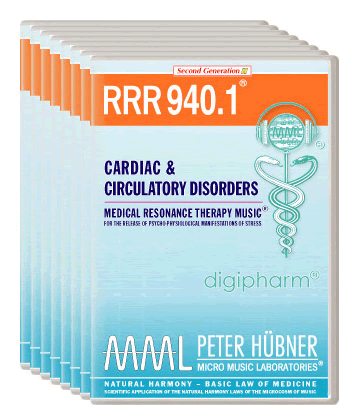 Peter Hübner - Medical Resonance Therapy Music<sup>®</sup> - RRR 940 Cardiac & Circulatory Disorders • No. 1-8