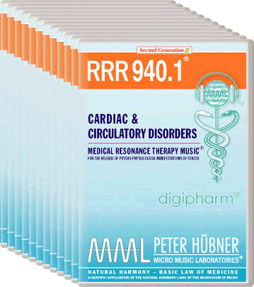 Peter Hübner - Medical Resonance Therapy Music<sup>®</sup> - RRR 940 Cardiac & Circulatory Disorders • No. 1-12