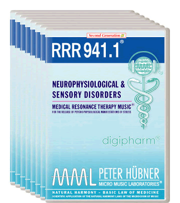 Peter Hübner - Medical Resonance Therapy Music<sup>®</sup> - RRR 941 Neurophysiological & Sensory Disorders No. 1-8