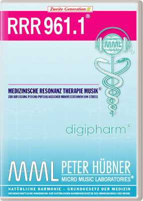 Peter Hübner - Medizinische Resonanz Therapie Musik<sup>®</sup> - RRR 961