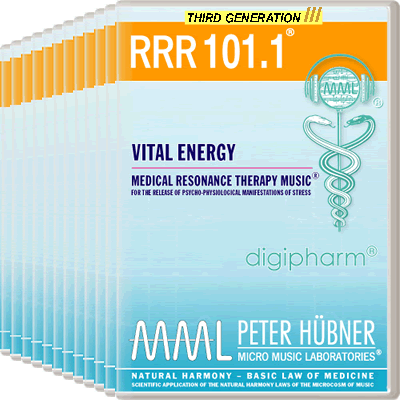 Peter Hübner - Medical Resonance Therapy Music<sup>®</sup> - RRR 101 Vital Energy No. 1-12