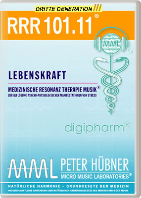 Peter Hübner - Medizinische Resonanz Therapie Musik<sup>®</sup> - RRR 101 Lebenskraft Nr. 11