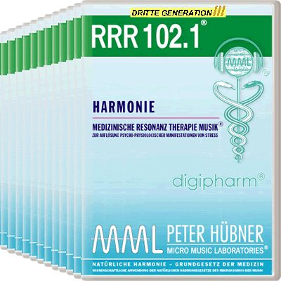 Peter Hübner - Medizinische Resonanz Therapie Musik<sup>®</sup> - RRR 102 Harmonie Nr. 1-12