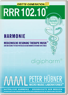 Peter Hübner - Medizinische Resonanz Therapie Musik<sup>®</sup> - RRR 102 Harmonie Nr. 10