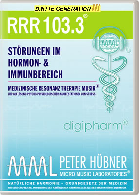 Peter Hübner - Medizinische Resonanz Therapie Musik<sup>®</sup> - RRR 103 Störungen im Hormon- & Immunsystem Nr. 3