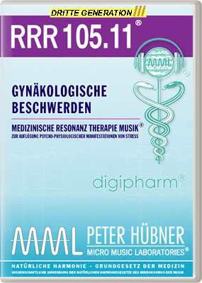 Peter Hübner - Medizinische Resonanz Therapie Musik<sup>®</sup> - RRR 105 Gynäkologische Beschwerden Nr. 11