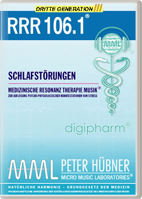 Peter Hübner - Medizinische Resonanz Therapie Musik<sup>®</sup> - RRR 106 Schlafstörungen Nr. 1