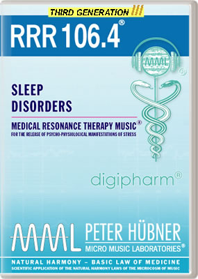 Peter Hübner - Medical Resonance Therapy Music<sup>®</sup> - RRR 106 Sleep Disorders No. 4