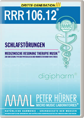 Peter Hübner - Medizinische Resonanz Therapie Musik<sup>®</sup> - RRR 106 Schlafstörungen Nr. 12