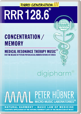 Peter Hübner - Medical Resonance Therapy Music<sup>®</sup> - RRR 128 Concentration / Memory No. 6
