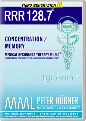 Peter Hübner - Medical Resonance Therapy Music<sup>®</sup> - RRR 128 Concentration / Memory No. 7