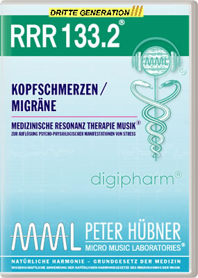 Peter Hübner - Medizinische Resonanz Therapie Musik<sup>®</sup> - RRR 133 Kopfschmerzen / Migräne Nr. 2