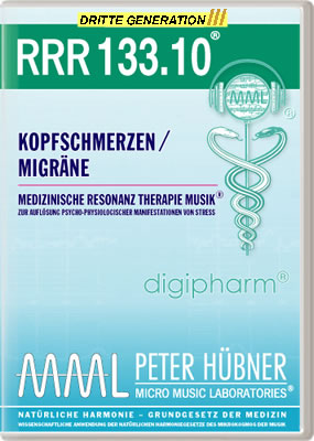 Peter Hübner - Medizinische Resonanz Therapie Musik<sup>®</sup> - RRR 133 Kopfschmerzen / Migräne Nr. 10