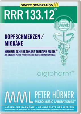 Peter Hübner - Medizinische Resonanz Therapie Musik<sup>®</sup> - RRR 133 Kopfschmerzen / Migräne Nr. 12