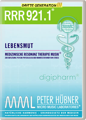 Peter Hübner - Medizinische Resonanz Therapie Musik<sup>®</sup> - RRR 921 Lebensmut Nr. 1