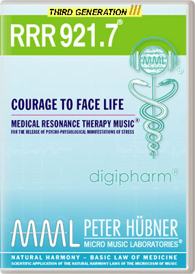 Peter Hübner - Medical Resonance Therapy Music<sup>®</sup> - RRR 921 Courage to Face Life No. 7