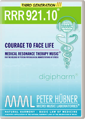 Peter Hübner - Medical Resonance Therapy Music<sup>®</sup> - RRR 921 Courage to Face Life No. 10