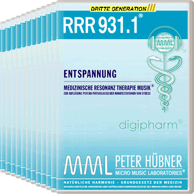 Peter Hübner - Medizinische Resonanz Therapie Musik<sup>®</sup> - RRR 931 Entspannung Nr. 1-12