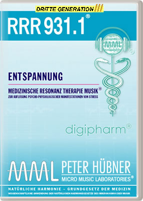 Peter Hübner - Medizinische Resonanz Therapie Musik<sup>®</sup> - RRR 931 Entspannung Nr. 1