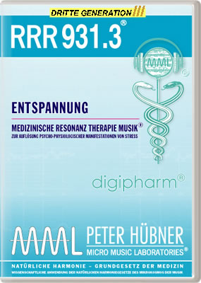 Peter Hübner - Medizinische Resonanz Therapie Musik<sup>®</sup> - RRR 931 Entspannung Nr. 3
