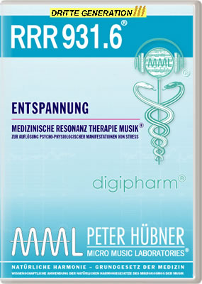 Peter Hübner - Medizinische Resonanz Therapie Musik<sup>®</sup> - RRR 931 Entspannung Nr. 6