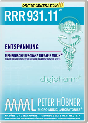 Peter Hübner - Medizinische Resonanz Therapie Musik<sup>®</sup> - RRR 931 Entspannung Nr. 11