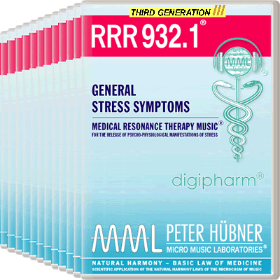 Peter Hübner - Medical Resonance Therapy Music<sup>®</sup> - RRR 932 General Stress Symptoms No. 1-12