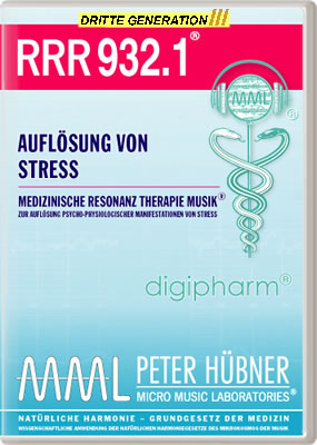Peter Hübner - Medizinische Resonanz Therapie Musik<sup>®</sup> - RRR 932 Auflösung von Stress Nr. 1