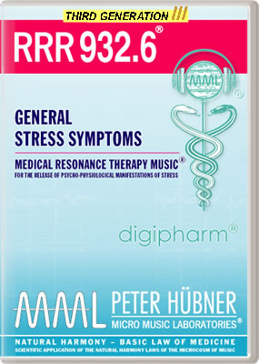 Peter Hübner - Medical Resonance Therapy Music<sup>®</sup> - RRR 932 General Stress Symptoms No. 6