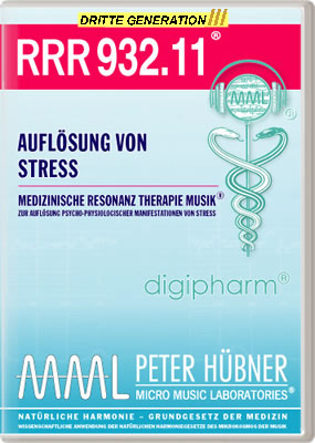 Peter Hübner - Medizinische Resonanz Therapie Musik<sup>®</sup> - RRR 932 Auflösung von Stress Nr. 11