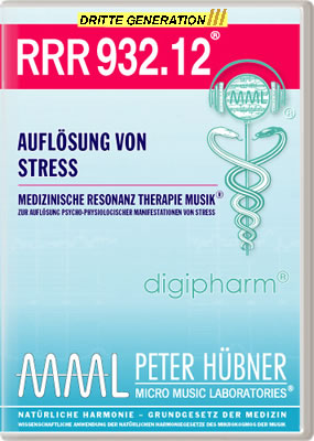 Peter Hübner - Medizinische Resonanz Therapie Musik<sup>®</sup> - RRR 932 Auflösung von Stress Nr. 12