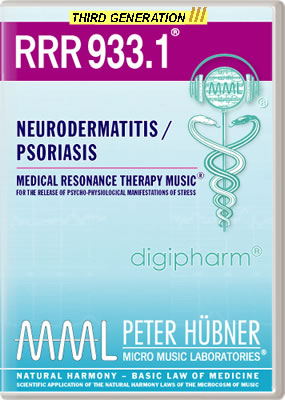 Peter Hübner - Medical Resonance Therapy Music<sup>®</sup> - RRR 933 Neurodermatitis / Psoriasis No. 1