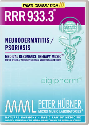 Peter Hübner - Medical Resonance Therapy Music<sup>®</sup> - RRR 933 Neurodermatitis / Psoriasis No. 3
