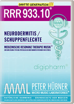 Peter Hübner - Medizinische Resonanz Therapie Musik<sup>®</sup> - RRR 933 Neurodermitis / Schuppenflechte Nr. 10