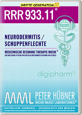 Peter Hübner - Medizinische Resonanz Therapie Musik<sup>®</sup> - RRR 933 Neurodermitis / Schuppenflechte Nr. 11
