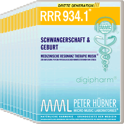 Peter Hübner - Medizinische Resonanz Therapie Musik<sup>®</sup> - RRR 934 Schwangerschaft & Geburt Nr. 1-12