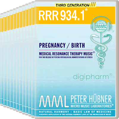 Peter Hübner - Medical Resonance Therapy Music<sup>®</sup> - RRR 934 Pregnancy & Birth No. 1-12